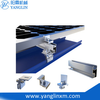 Roof Top Metal Roof Ballasted Solar Mounting